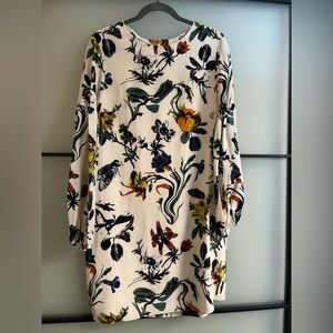 Tibi Floral Knee-Length Dress – Size 10 | Like New | Spring-Ready 🌸